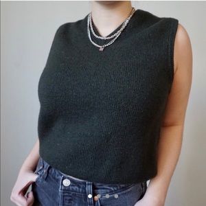 Dark Green Sweater Vest